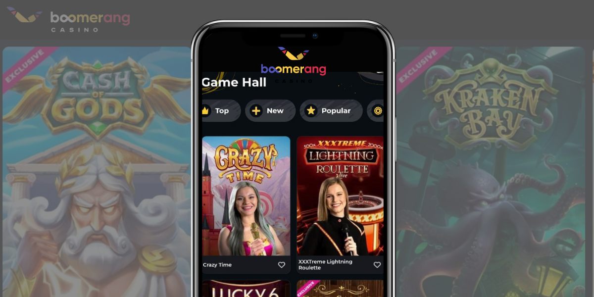 Boomerang Casino is a new mobile game designed for an engaging casino experience on smartphones and tablets